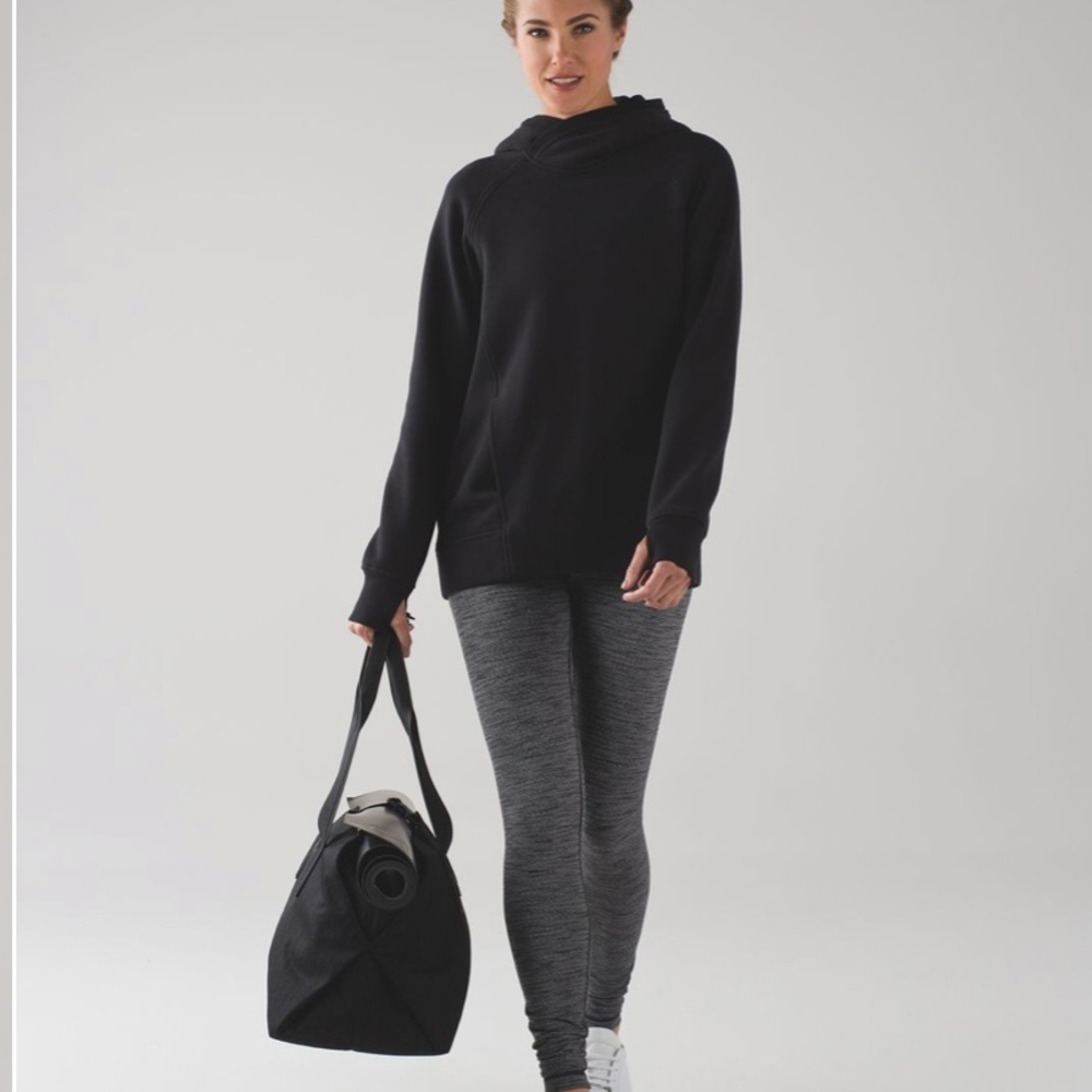 Lululemon Black Fleece Pullover Hoodie